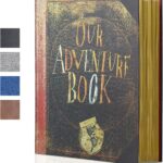 Large Adventure Book Photo Album Magnetic 13"x11.5"DIY,Handmade for Anniversary,Family Memories Accommodates 3x5 to 8x10Photos Inspired by 'Up',Perfect for Couples,Friend,Travel Memories(Movie Style)
