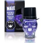 GIBS Grooming - Beard, Hair & Tattoo Oil (1 fl oz) Collectible Glass Bottle - Softens & Strengthens - Skin Moisturizer - Vitamin C - UV Shield - Travel Size - Beard Oil - Made in USA