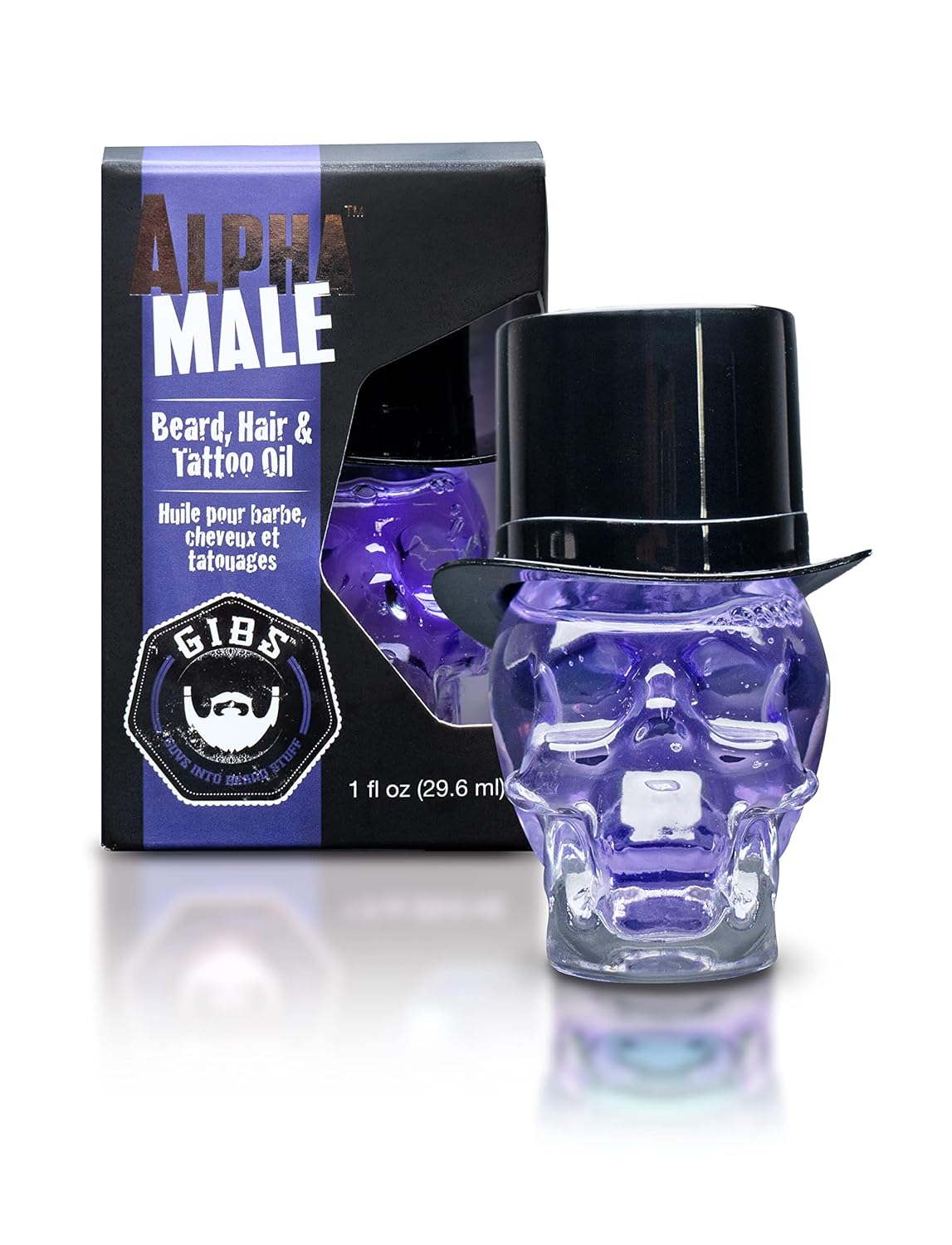 GIBS Grooming - Beard, Hair & Tattoo Oil (1 fl oz) Collectible Glass Bottle - Softens & Strengthens - Skin Moisturizer - Vitamin C - UV Shield - Travel Size - Beard Oil - Made in USA GIBS Grooming - Beard, Hair & Tattoo Oil (1 fl oz) Collectible Glass Bottle - Softens & Strengthens - Skin Moisturizer - Vitamin C - UV Shield - Travel Size - Beard Oil - Made in USA