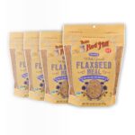 Bob's Red Mill Flaxseed Meal, 16oz (Pack of 4) - Non GMO, Vegan, Paleo Friendly, Keto Friendly, Kosher