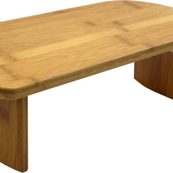 Bean Products Bamboo Foldable Meditation Bench  Supportive and Portable Folding Kneeling Stool for Zen Practice  Ergonomic Design for Seiza, Meditation, Prayer and Travel  Made in USA