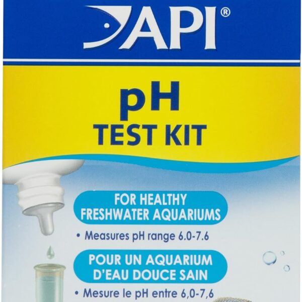 API PH TEST KIT 250-Test Freshwater Aquarium Water pH Test Kit, 4 Piece Set