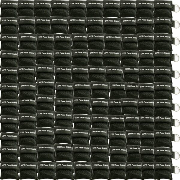 100pcs CPR Face Shield Mask Keyring Emergency Kit Rescue Face Shields for First Aid or CPR Training