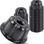 OCreme Bakeable Plastic Mini Cake Pan & Jello Mold  Non-Stick Silicone Baking Pan  Reusable Mold For Baking, Desserts and More  25 QTY Pack