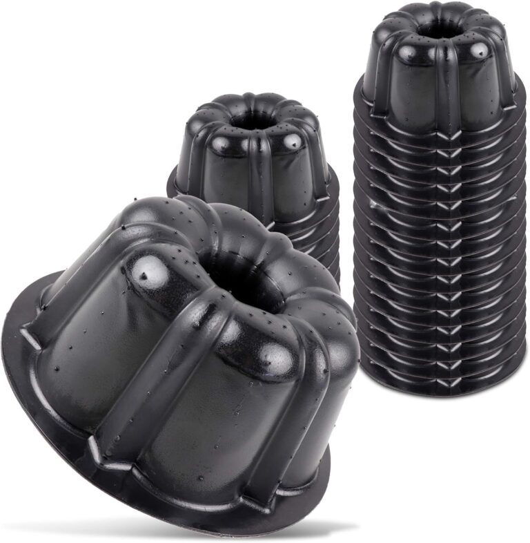 OCreme Bakeable Plastic Mini Cake Pan & Jello Mold  Non-Stick Silicone Baking Pan  Reusable Mold For Baking, Desserts and More  25 QTY Pack