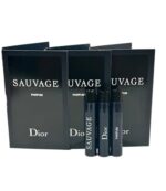 Dior Christian SAUVAGE MEN Sample Perfume PARFUM Vial 1 ml /0.03 oz – 3 PCS