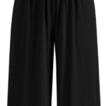 PRETTYGARDEN One Piece Jumpsuits for Women Dressy Casual Sleeveless Crewneck Wide Leg Rompers Jumpers Vacation Summer Outfits
