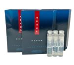 Prada OCEAN Luna Rossa EDT Sample Perfume Men Spray MINI SMALL Travel Size 1.2 ML / 0.04 – set of 3