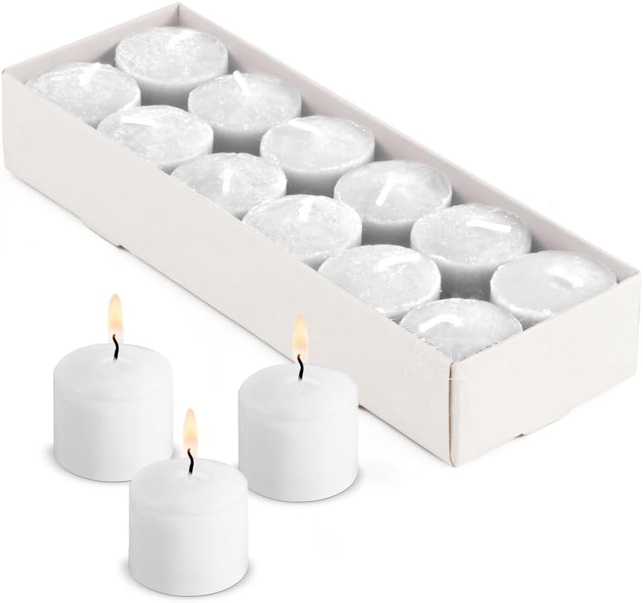 Candle Charisma Fresh Touch Scented Votive Candles - 10 Hour Burn time - Set of 12 for Dinner, Wedding, and Holiday Decorations Candle Charisma Fresh Touch Scented Votive Candles - 10 Hour Burn time - Set of 12 for Dinner, Wedding, and Holiday Decorations