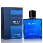 Bleu for Men Eau De Parfum – Blend of Citrusy Top Notes, Aromatic Spices & Warm Woody Undertones – Combination of Grapefruit, Lemon, Mint & Pink Pepper – Elegant 3.4fl Oz Bottle – Versatile Gift