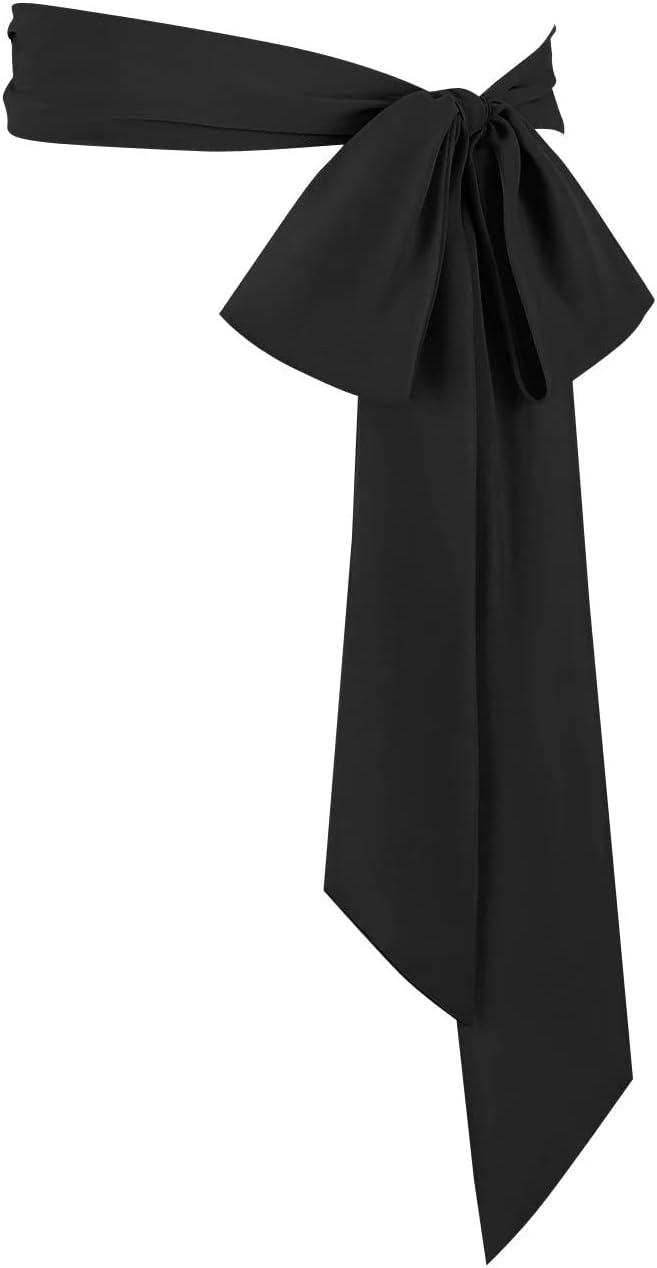 Women's Long Chiffon Sash Waist Belt For Bridal Wedding Bridesmaid Prom Formal Special Occasion Dresses Belt 3'' Wide Women's Long Chiffon Sash Waist Belt For Bridal Wedding Bridesmaid Prom Formal Special Occasion Dresses Belt 3'' Wide