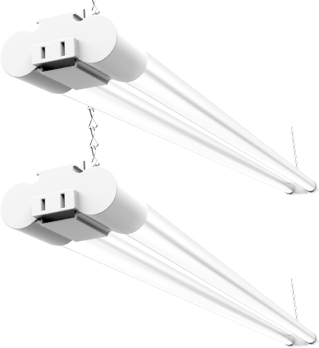 Sunco LED Shop Lights for Workshop 4FT, Linkable Garage Lighting, 4500 LM, 40W (150W Equivalent), 5000K Daylight, Surface + Suspension Mount, 48 Inch Integrated Fixture, White 2 Pack Sunco LED Shop Lights for Workshop 4FT, Linkable Garage Lighting, 4500 LM, 40W (150W Equivalent), 5000K Daylight, Surface + Suspension Mount, 48 Inch Integrated Fixture, White 2 Pack