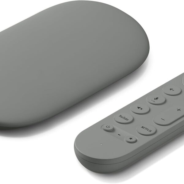 Google TV Streamer 4K - Fast Streaming Entertainment on Your TV with Voice Search Remote - Watch Movies, Shows, Live TV, and Netflix in 4K HDR - Smart Home Control - 32 GB of Storage - Hazel