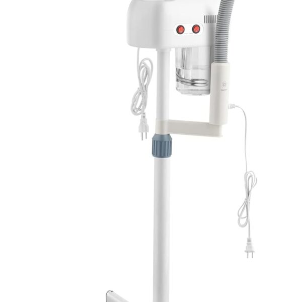 Winado 2 in 1 Facial Steamer with 5X Magnification Light, Deep Cleaning for Personal Skin Care, Beautician Steamer Professional Humidifier Facial Spa Mist Steam for Home & Beauty Salon, White