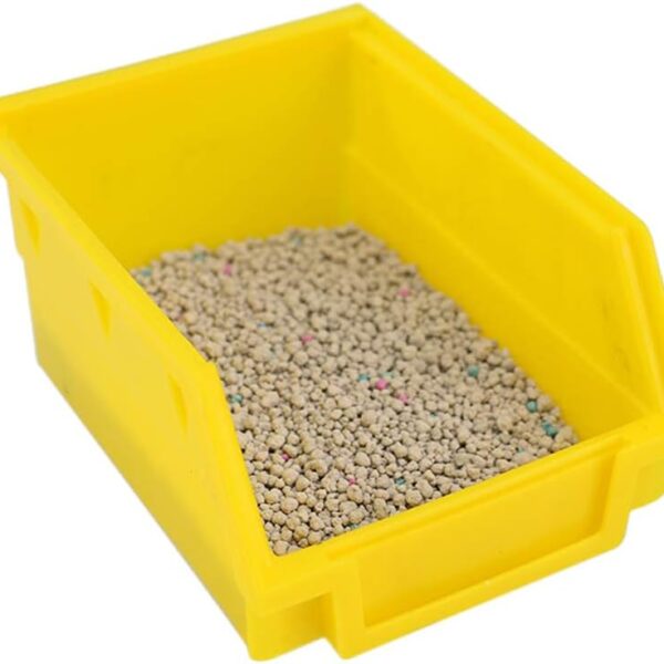 POPETPOP Hamster Sand Bathroom Large-Chinchilla Dust Bath Plastic Sand Bath Container Hamster Toilet/Bathtub/Sandbox-Random Color Size S