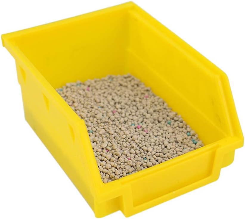POPETPOP Hamster Sand Bathroom Large-Chinchilla Dust Bath Plastic Sand Bath Container Hamster Toilet/Bathtub/Sandbox-Random Color Size S POPETPOP Hamster Sand Bathroom Large-Chinchilla Dust Bath Plastic Sand Bath Container Hamster Toilet/Bathtub/Sandbox-Random Color Size S