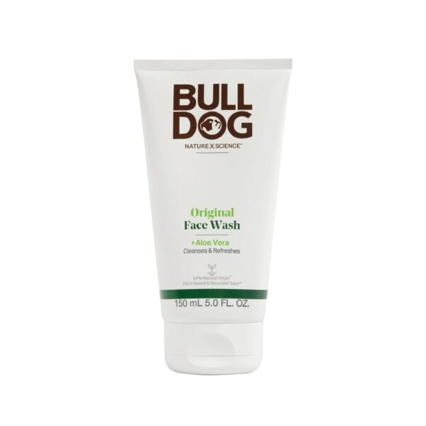 BULLDOG Mens Skincare and Grooming, Original Face Wash, 5 Fluid Ounce