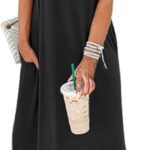 ANRABESS Women Summer Maxi Dress Beach Vacation Sundress Sleeveless Casual Loose Shirt Dresses 2026 Travel Outfits