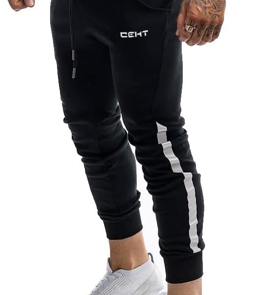 Wangdo Men's Slim Joggers Gym Workout Pants,Sport Training Tapered Sweatpants,Casual Athletics Joggers for Running