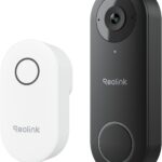 REOLINK Video Doorbell WiFi Camera - Wired 2K Outdoor, 5G&2.4G WiFi, 4:3 Wide View Angle, Smart Detection, Local Storage, No Subscription Front Door Home Security, Customized Reolink Chime