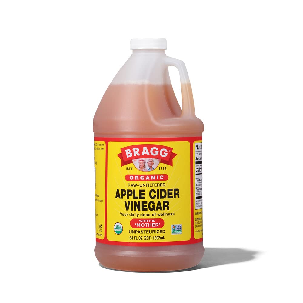 Bragg Organic Apple Cider Vinegar with the Mother - 64 fl oz - Raw and Unfiltered Bragg Organic Apple Cider Vinegar with the Mother - 64 fl oz - Raw and Unfiltered