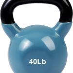 JFIT Kettlebell Weights Vinyl Coated Iron