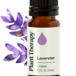 Plant Therapy Lavender Essential Oil 100% Pure, Undiluted, Therapeutic Grade, Aromatherapy Diffuser for Relaxation and Body Care, Healthy Skin and Hair, 10 mL (1/3 oz)