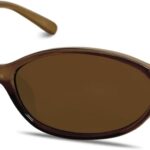 GUVIVI Retro Oval Sunglasses for Women Chic Cat Eye 90s Sunnies Lightweight Narrow Shades Trendy UV protection Sun Glasses