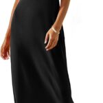 MEROKEETY Women's 2026 Summer Casual Tshirt Dress Short Sleeve Crew Neck Beach Long Maxi Dresses