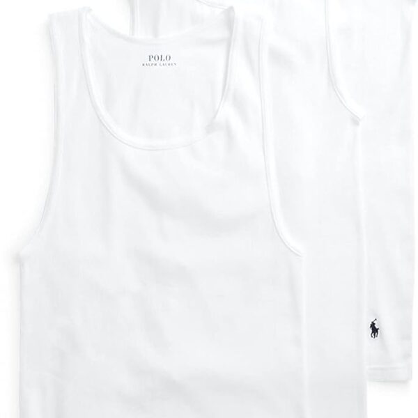 Polo Ralph Lauren Mens Classic Fit Cotton Tanks 3-Packs