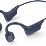 Bone Conduction Headphones, Open Ear Headphones Wireless Bluetooth 5.4 with Mic, 8H Long Life Waterproof Sport Headset(Blue)