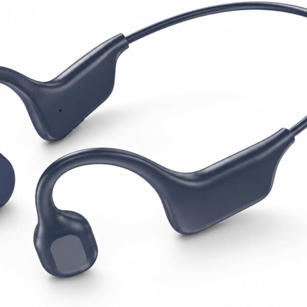 Bone Conduction Headphones, Open Ear Headphones Wireless Bluetooth 5.4 with Mic, 8H Long Life Waterproof Sport Headset(Blue)