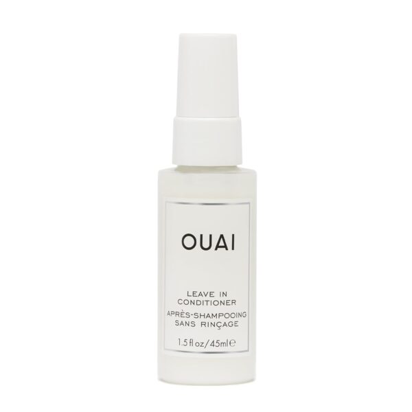 OUAI Leave In Conditioner & Heat Protectant for Hair - Prep Hair for Styling or Use as Detangling Spray to Fight Frizz & Flyaways - No Parabens, Sulfates or Phthalates (1.5 oz)