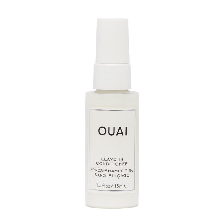 OUAI Leave In Conditioner & Heat Protectant for Hair - Prep Hair for Styling or Use as Detangling Spray to Fight Frizz & Flyaways - No Parabens, Sulfates or Phthalates (1.5 oz)