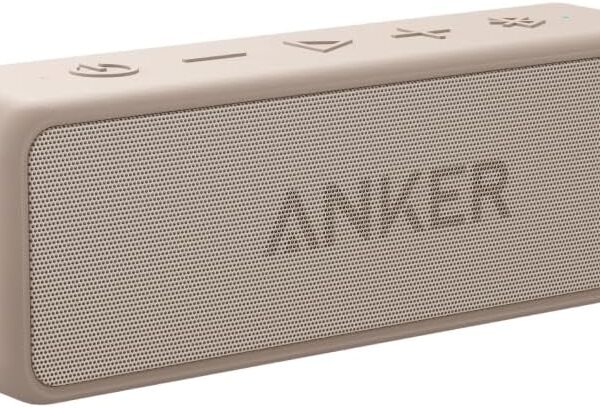 Anker Soundcore 2 Portable Bluetooth Speaker with Stereo Sound, Bluetooth 5, Bassup, IPX7 Waterproof, 24-Hour Playtime, Wireless, Speaker for Home, Outdoors, Travel