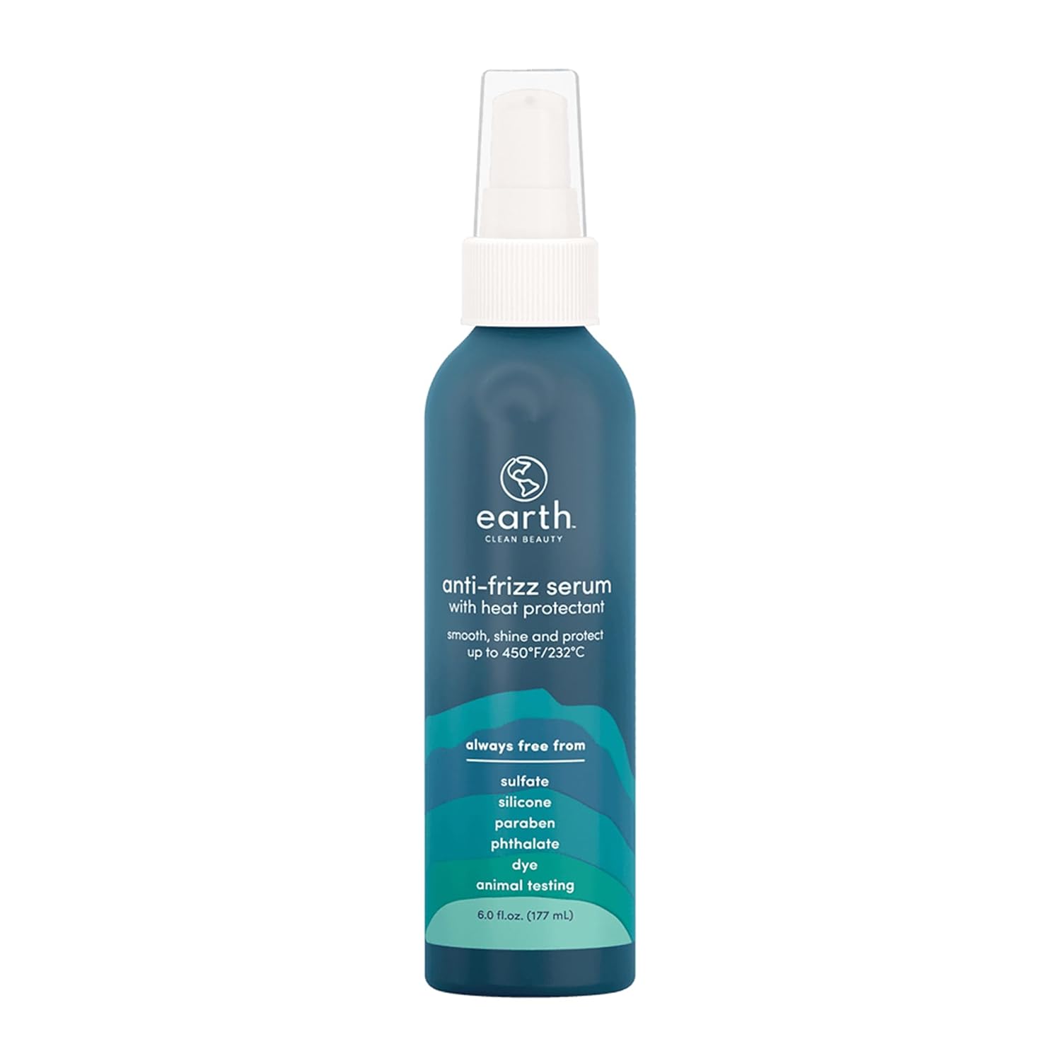 earth Anti-Frizz Serum - Hair Oil with Argan and Vegan Keratin - Lightweight Serum Providing Thermal Protection - Safe for All Hair Types - 6 oz earth Anti-Frizz Serum - Hair Oil with Argan and Vegan Keratin - Lightweight Serum Providing Thermal Protection - Safe for All Hair Types - 6 oz