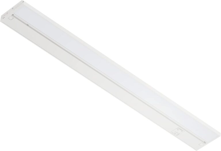 LAGOM Halo Under Cabinet Light, 22Inch Hardwired Dimmable LED, 2700K/4000K/5000K, Power Cord Sold Separately, White, UC0122WH27
