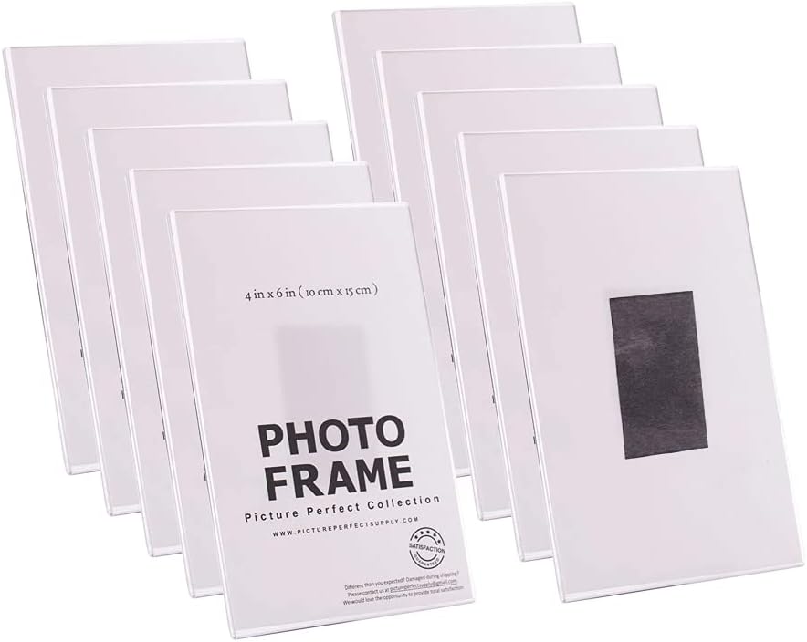 pbf 4x6 Magnetic Acrylic Picture Frames for Refrigerator Clear Photo Holder Display for Fridge, Locker, Whiteboard, Office, Artwork, Signs 10 Pack pbf 4x6 Magnetic Acrylic Picture Frames for Refrigerator Clear Photo Holder Display for Fridge, Locker, Whiteboard, Office, Artwork, Signs 10 Pack