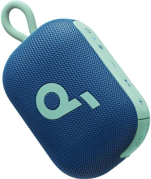 soundcore Select 4 Go Bluetooth Shower Speaker by Anker, IP67 Waterproof/Dustproof, Portable Wireless Speaker, 20H Playtime, Floatable, Powerful Sound, Electronics for Outdoors/Home/Office/Travel-Blue