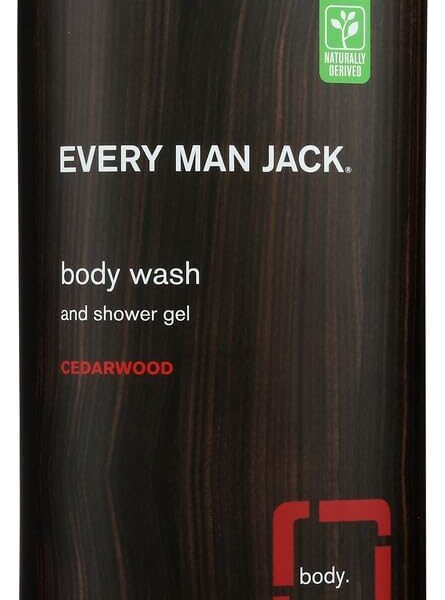Every Man Jack Body Wash, Cedarwood 33.8-ounce