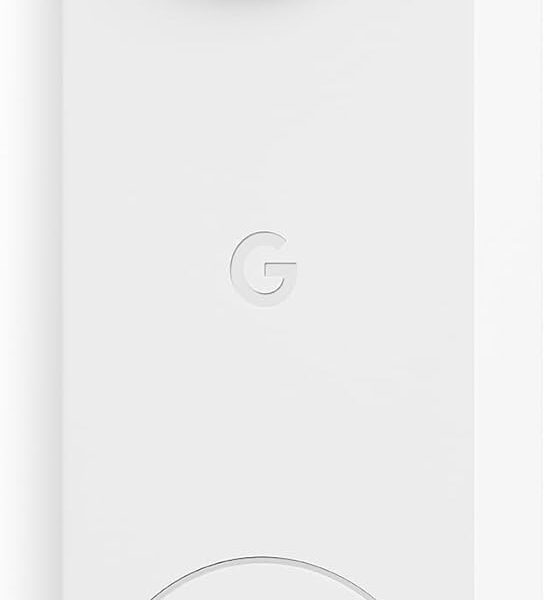 Google Nest Doorbell (Wired, 3rd Gen) - 2K Video and Gemini, Live View, Night Vision, 2-Way Audio - Works with Google Home - 2025 Model - Snow