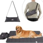 ROZKITCH Waterproof Outdoor Pet Dog Mat Pad 39"x28" Portable Reversible Summer Sleeping Mat Reusable Machine Washable Easy to Clean&Carry Camping Travel Pet Mat for Small Medium Large Dogs