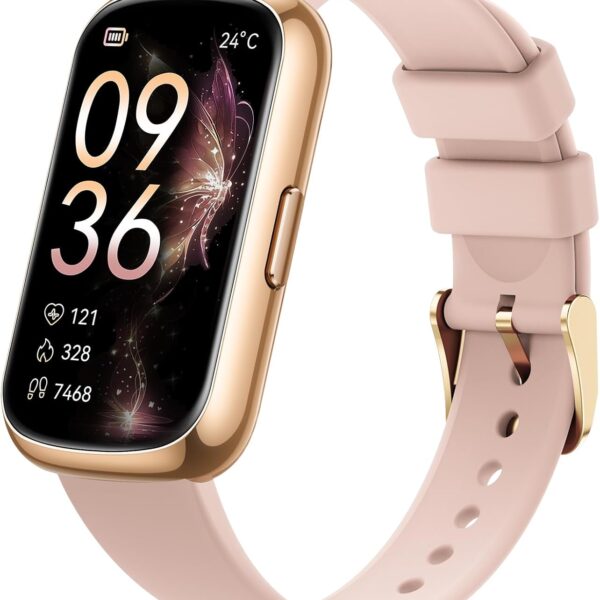 Health Fitness Tracker for Women Men: Fitness Smart Watch for Woman with 24H Heart Rate Monitor Blood Oxygen Sleep Tracker Calorie 5ATM Waterproof Activity Trackers fitness watches for iPhone Android