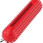 petizer Dog Squeaky Toys for Aggressive Chewers, Tough Toothbrush Dog Chew Toy, Nearly Indestructible Rubber Toys for Pet Training, Teeth Cleaning, Playing and Chewing for Medium & Large Breeds