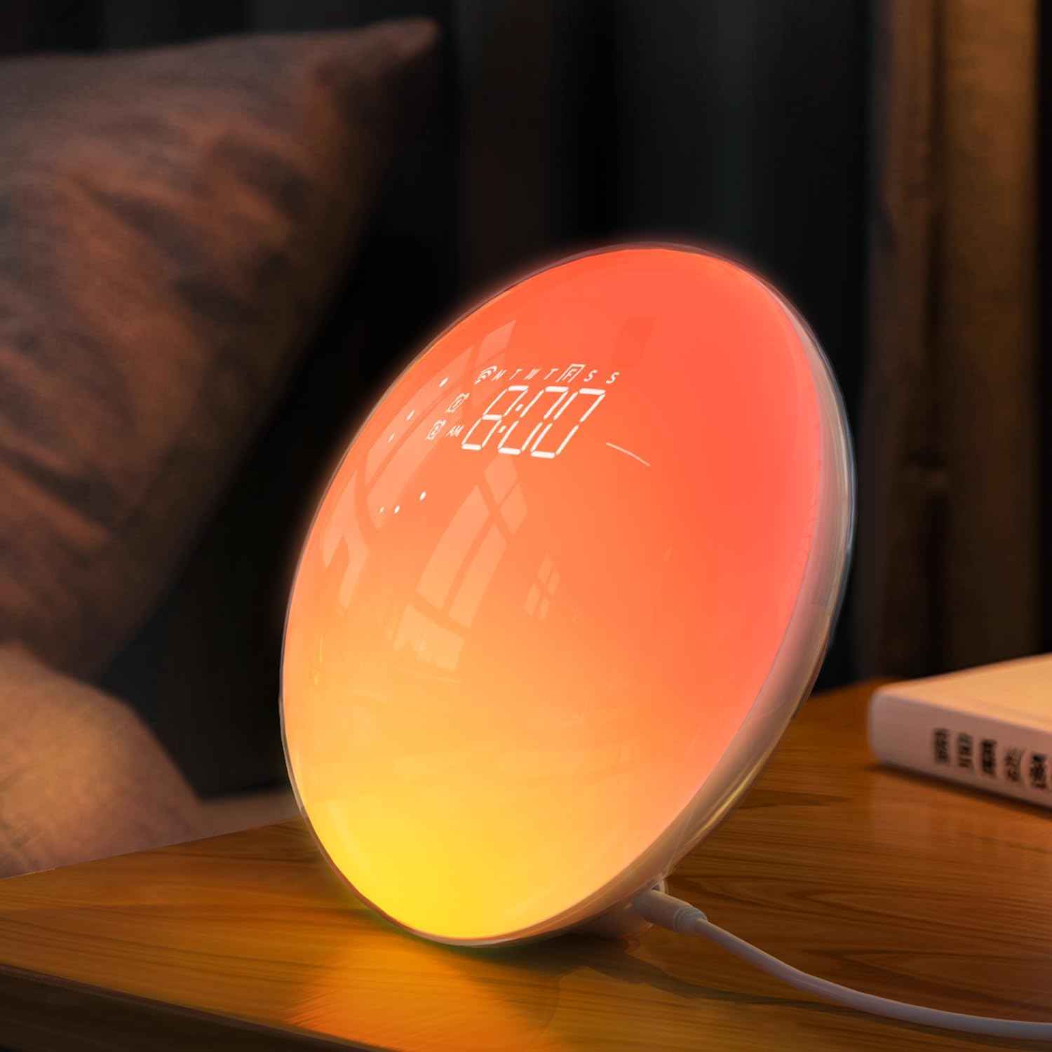 Dekala Smart Sunrise Alarm Clock with App Control& Bluetooth Speaker, Wake up Light Sunlight Sunset Lamp, White Noise Sound Machine, Night Light for Bedrooms, Alarms for Heavy Sleepers Kids & Adults Dekala Smart Sunrise Alarm Clock with App Control& Bluetooth Speaker, Wake up Light Sunlight Sunset Lamp, White Noise Sound Machine, Night Light for Bedrooms, Alarms for Heavy Sleepers Kids & Adults