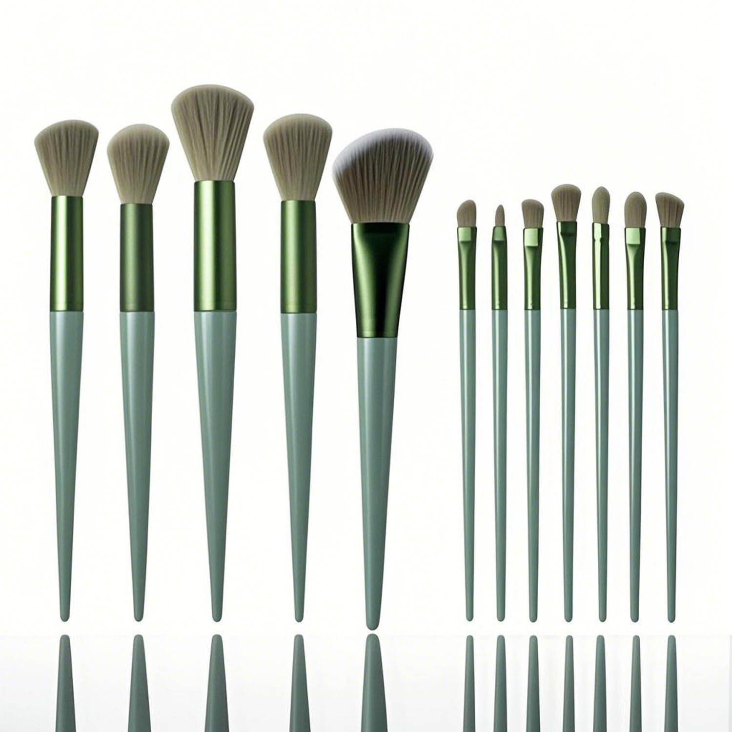 Makeup Brushes,Makeup Brushes Set,13 PCS Make Up Brushes for Foundation Eyebrow Concealer Eye Shadows Powder,Makeup Brush Kits for Travel and Daily Makeup Use (Green) Makeup Brushes,Makeup Brushes Set,13 PCS Make Up Brushes for Foundation Eyebrow Concealer Eye Shadows Powder,Makeup Brush Kits for Travel and Daily Makeup Use (Green)