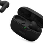 JBL Vibe Beam 2 - True Wireless Noise Cancelling Earbuds with JBL Pure Bass Sound & Smart Ambient technology, 4mics for crisp, clear calls, up to 40Hrs of Playback, IP54 Dust & Water resistant (Black)