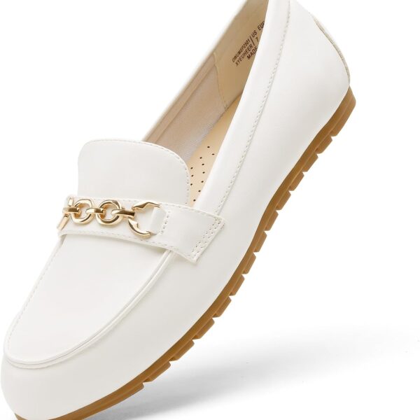 DREAM PAIRS Loafers for Women Casual Comfortable Slip On Flat Lightweight Leisure Work Shoe Comfort Walking Shoes