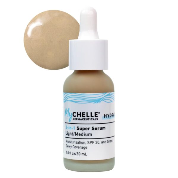 MyCHELLE Light/Medium 3-in-1 Super Serum, 1 oz