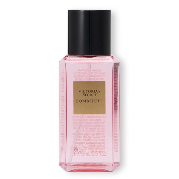 Victoria's Secret Bombshell Mini Fragrance Mist, Notes of Purple Passion Fruit, Shangri-La Peony & Vanilla Orchid, Travel Size Body Spray for Women (2.5 oz)